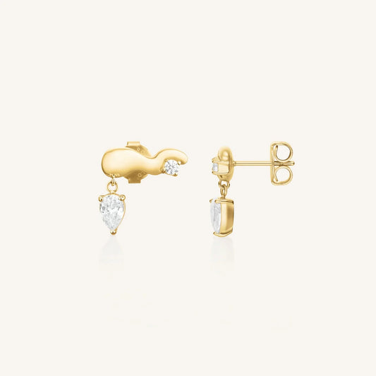 Rosefeld Crystal Wave Studs