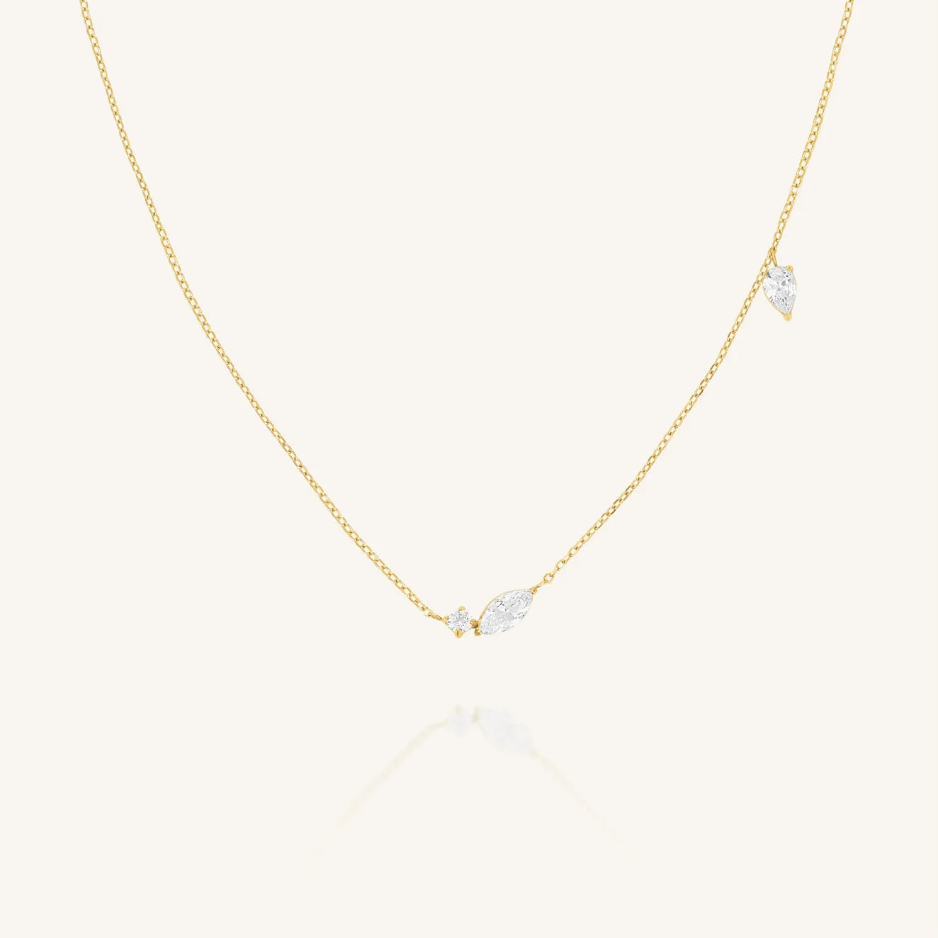 Rosefield Mixed Crystals Necklace
