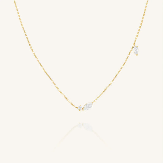 Rosefield Mixed Crystals Necklace