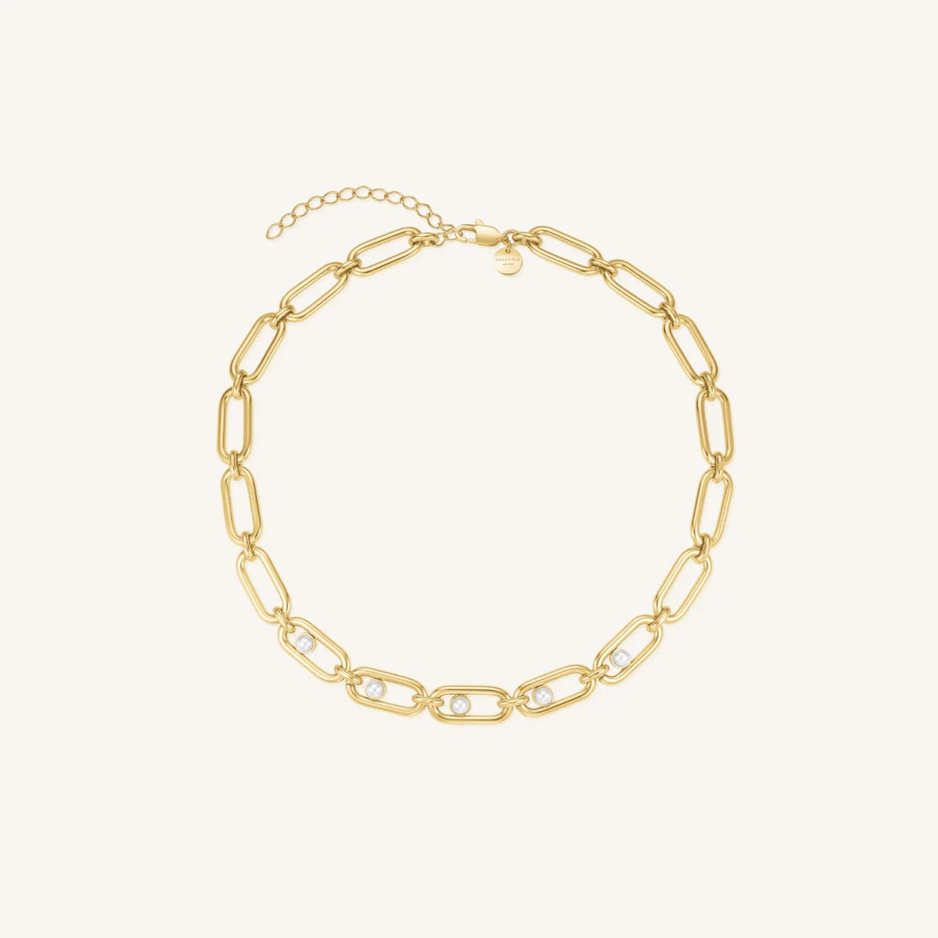 Rosefield Pearl Link Necklace