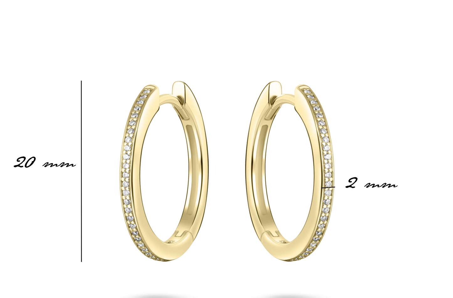 Allure Large Hoop Earrings