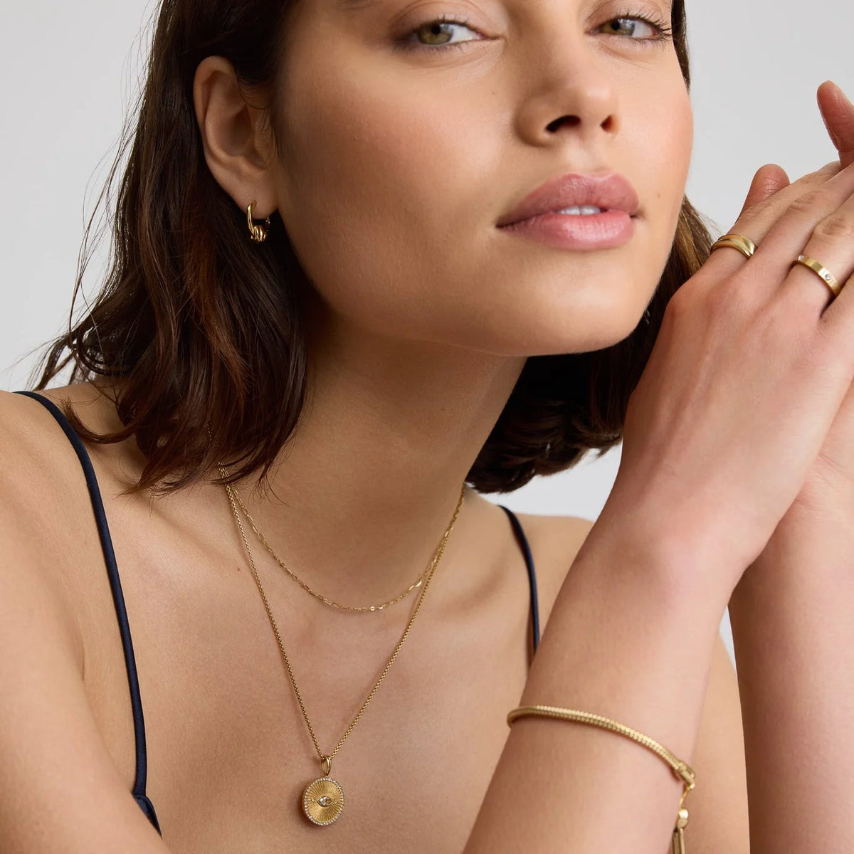 Knot Twist Mini Hoops