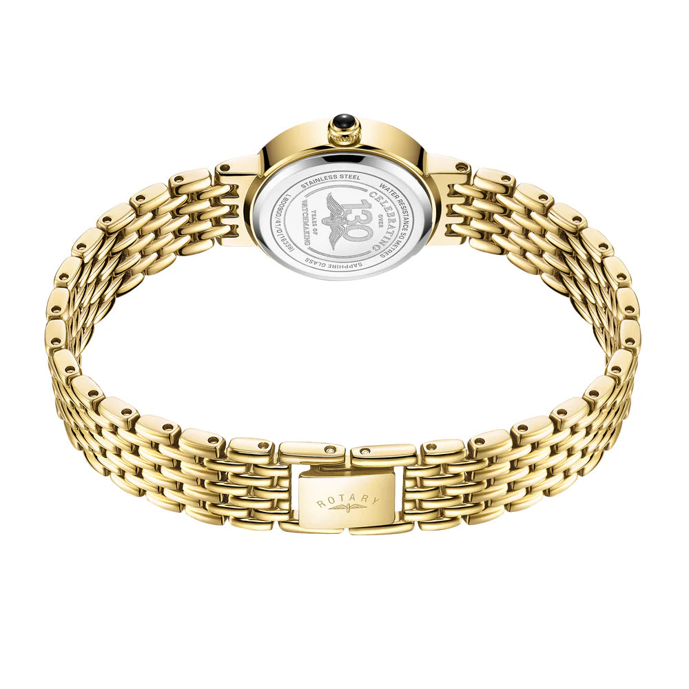 Rotary Heritage Diamond Gold Ladies Watch
