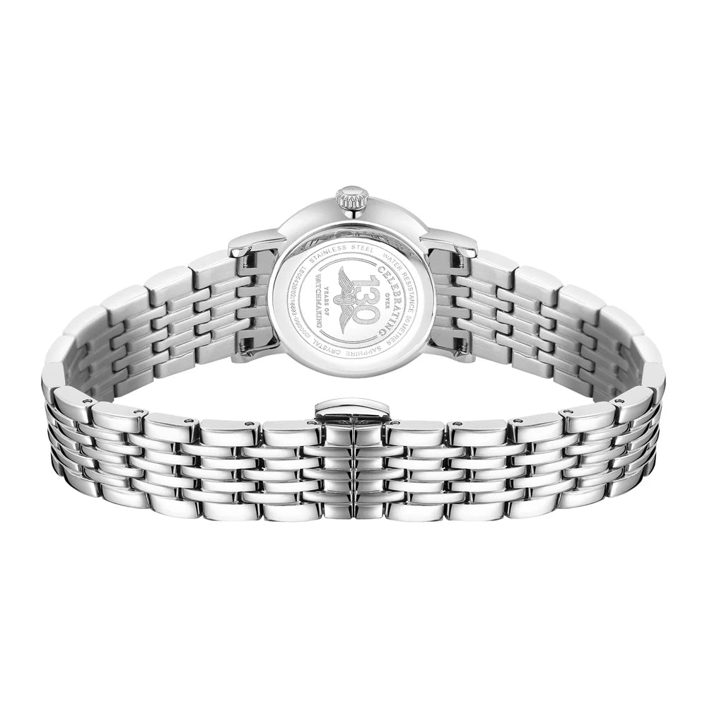 Rotary Ladies Steel Bracelet White Dial