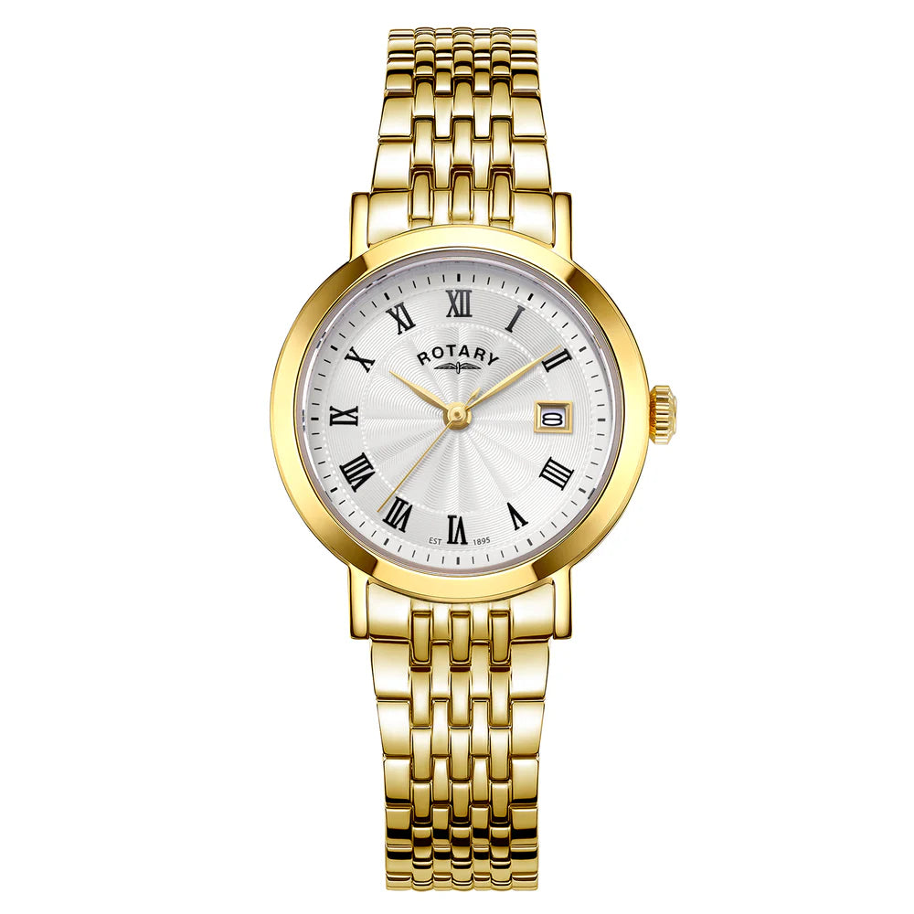 Rotary Windsor Ladies Gold Bracelet