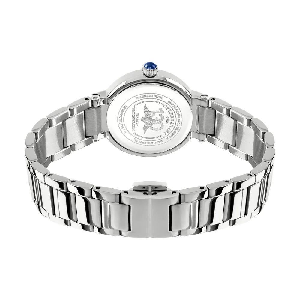 Rotary Heritage Steel Diamond Set Ladies Watch