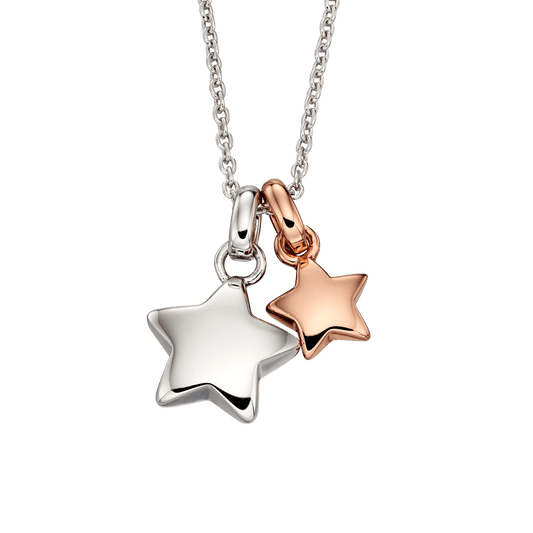 Suki Double Star Necklace