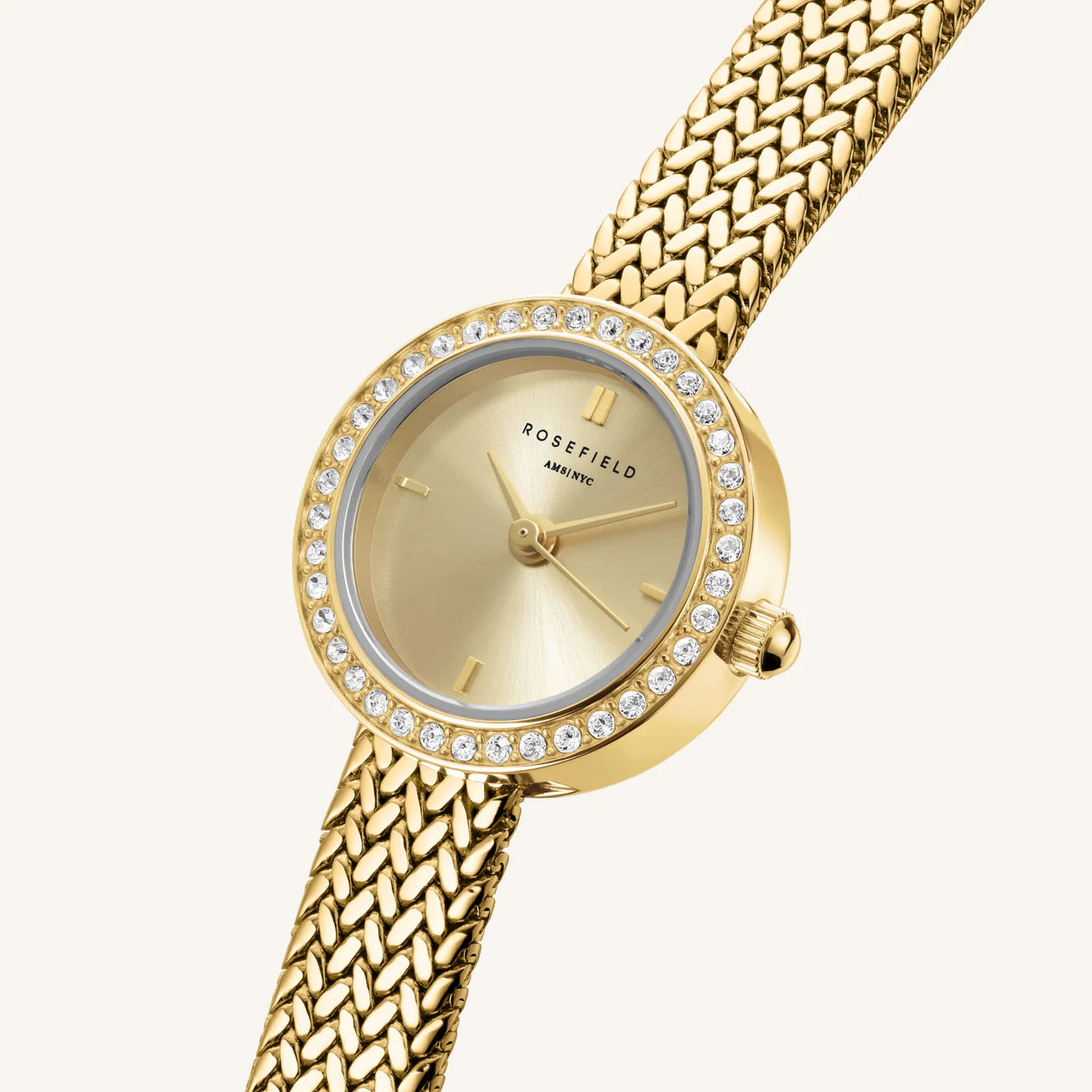 Rosefield Ladies Mini Small Edit Gold Watch