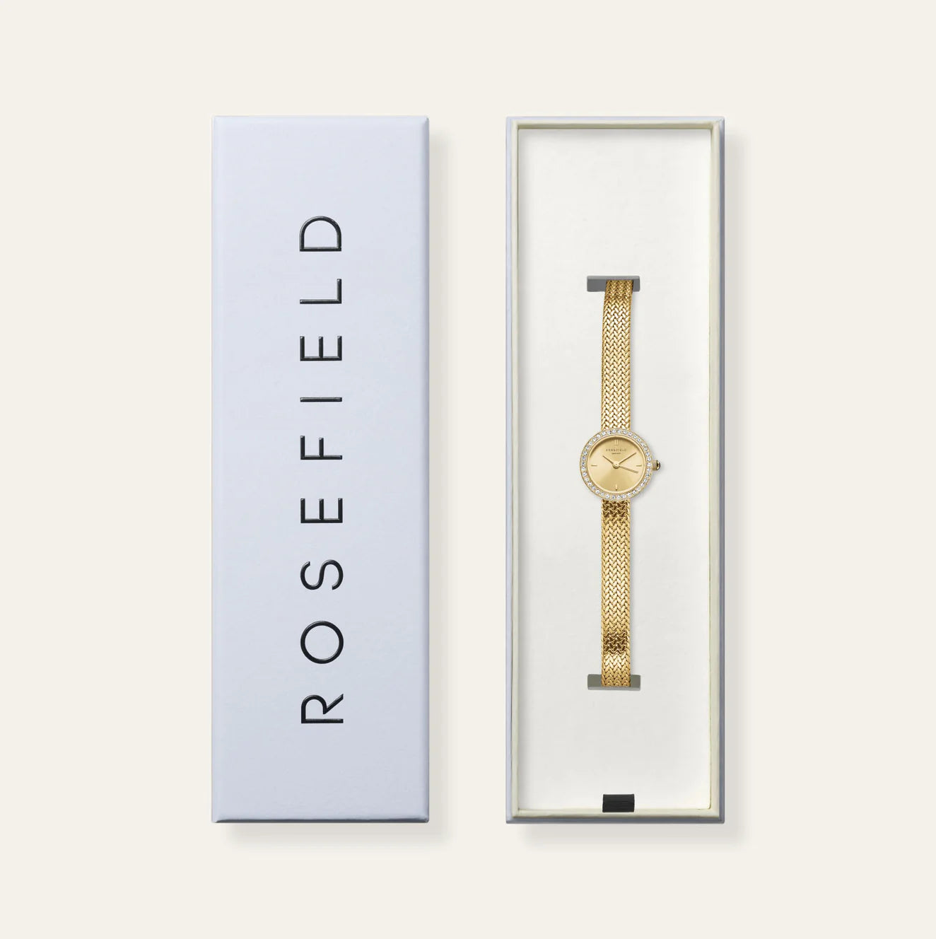Rosefield Ladies Mini Small Edit Gold Watch
