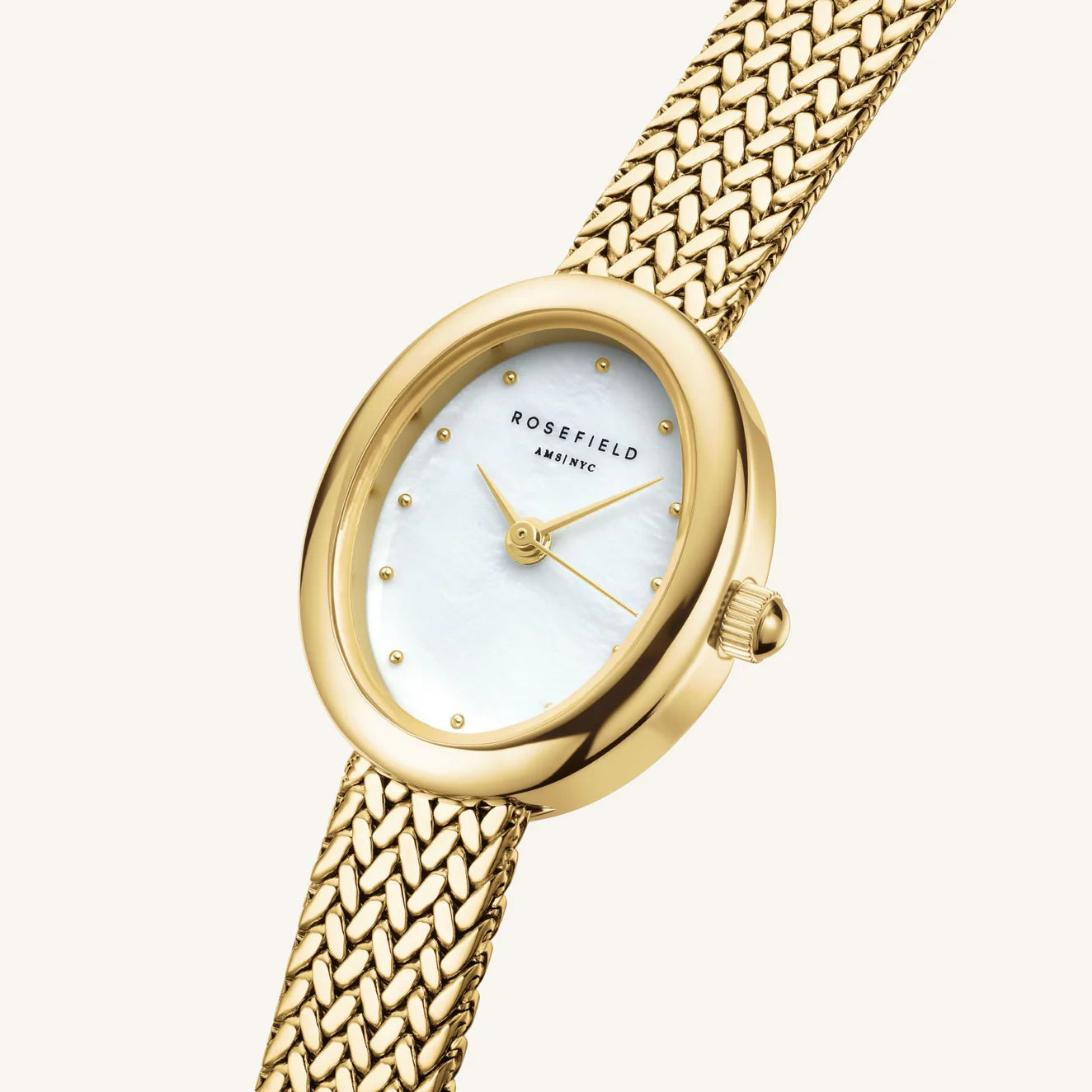 Rosefeild Ladies Watch Mini Oval Gold