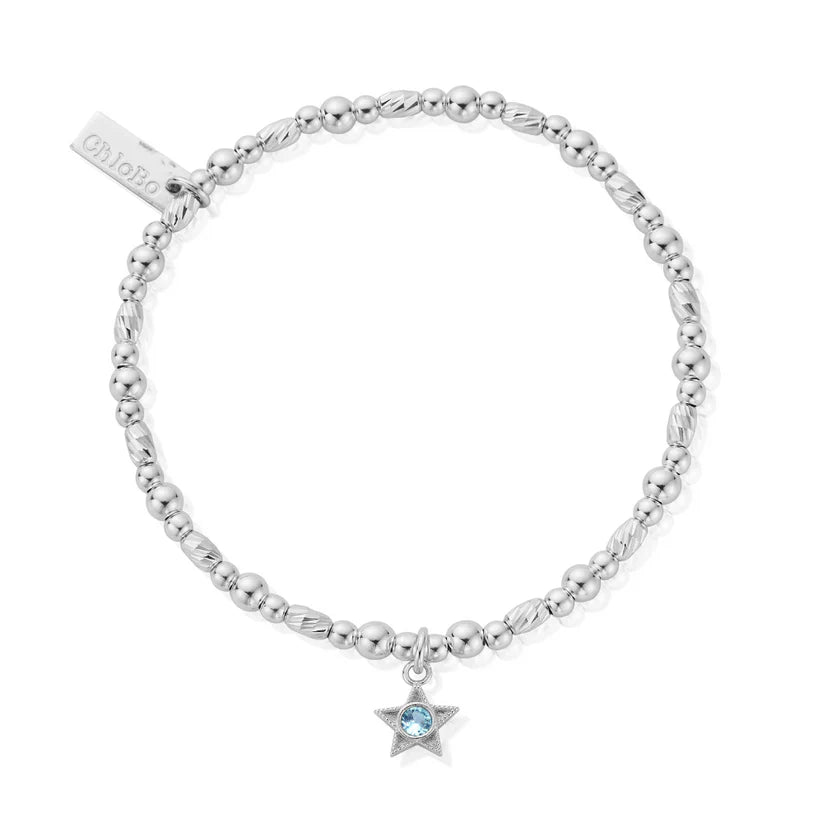 March Birthstone Bracelet