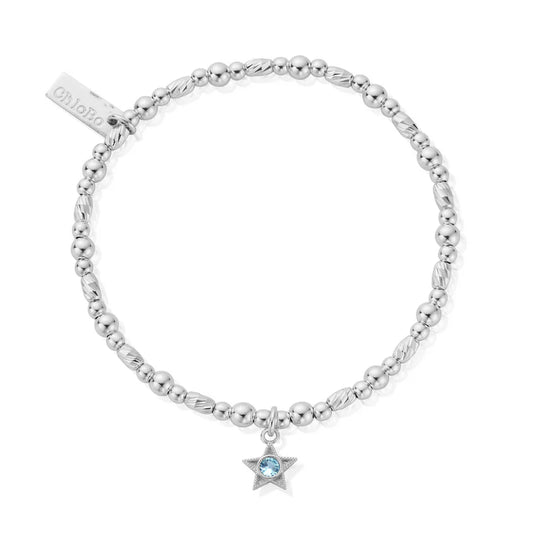 March Birthstone Bracelet