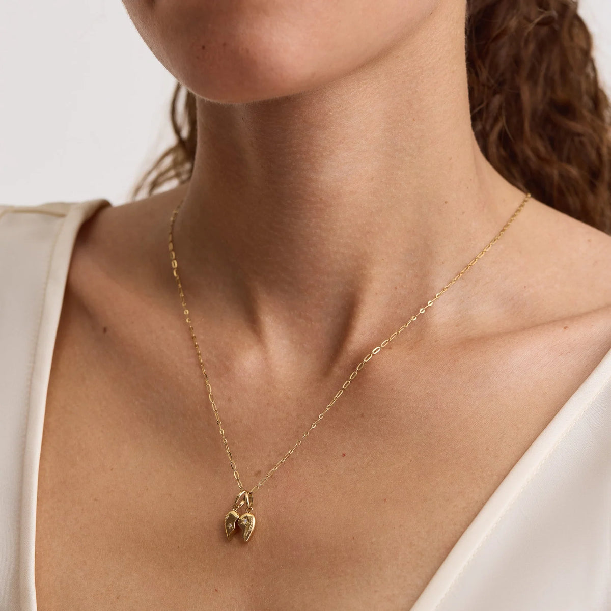 Mother/Daughter Heart Charm Set