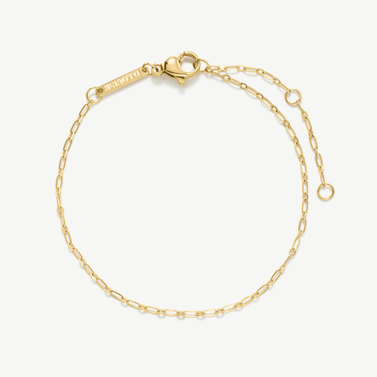 Fine Paperclip Bracelet