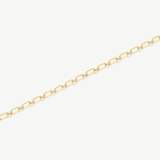 Fine Paperclip Bracelet