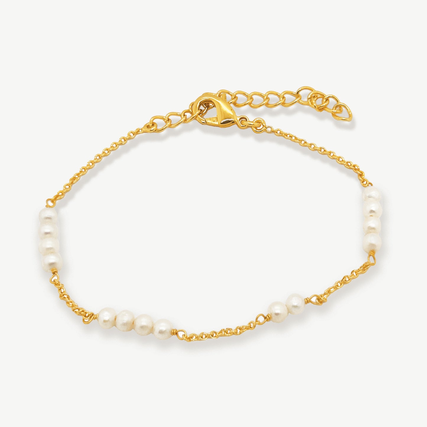 Nara Nugget Pearl Chain Bracelet