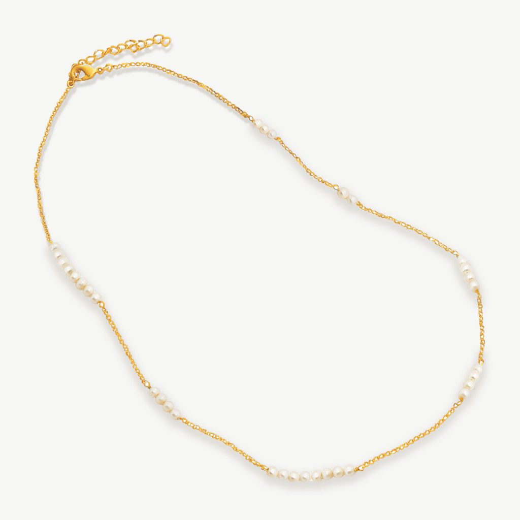 Nara Nugget Pearl Chain Necklace