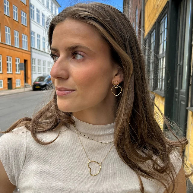 Gold Lola Necklace - Khaki
