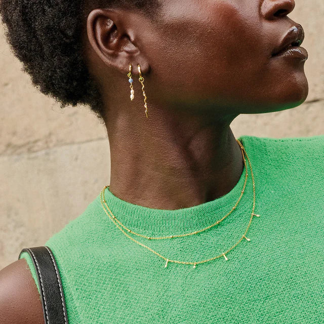 Gold Lola Drop Necklace