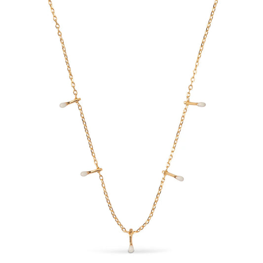Gold Lola Drop Necklace