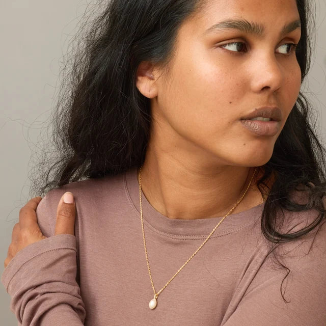 Gold Significant Pearl Necklace
