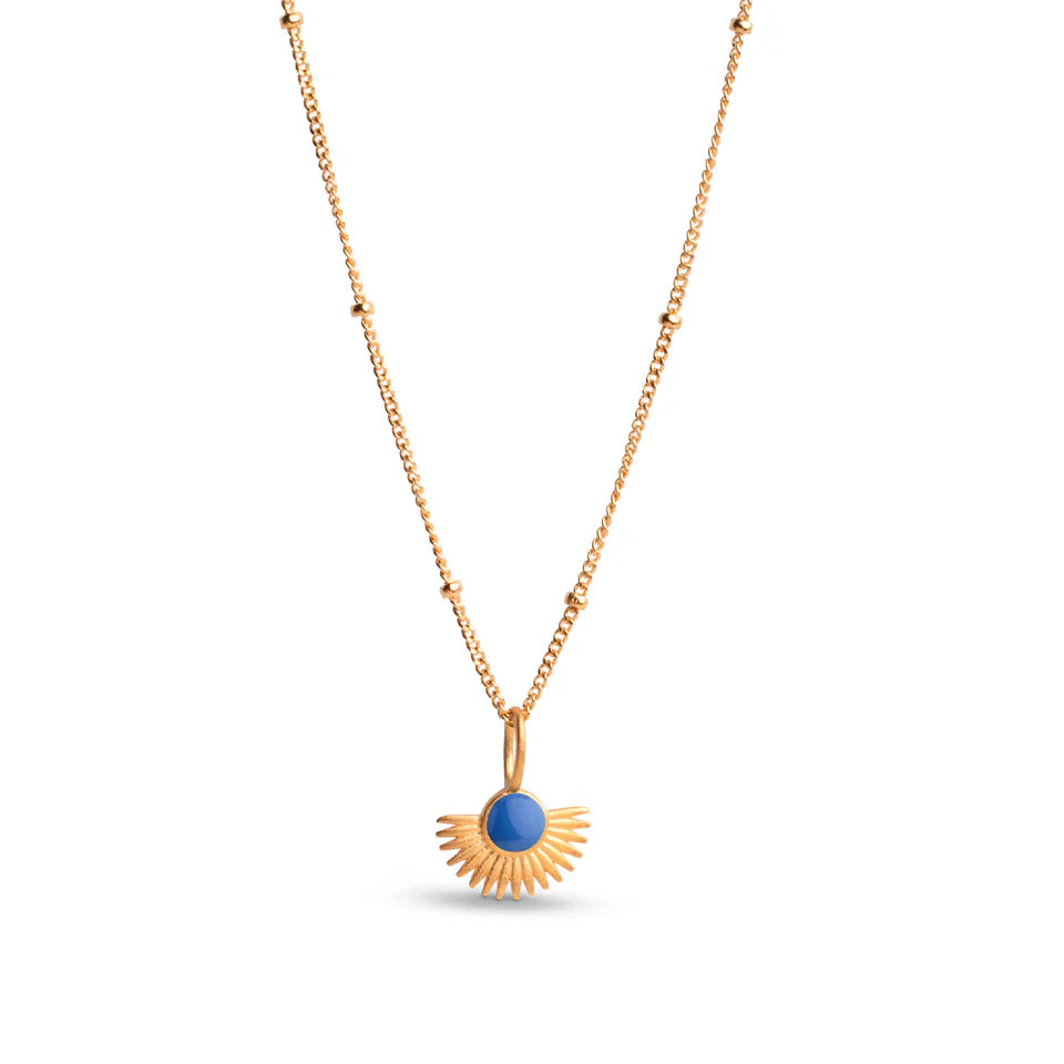 Gold Cornflower Soleil Necklace