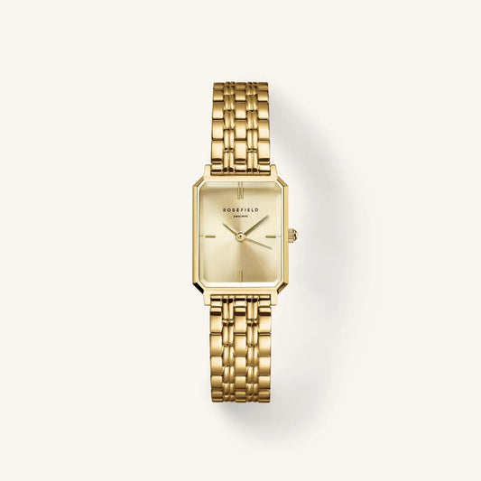 Rosefield Gold Octagon Bracelet Watch
