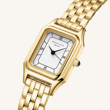 Rosefield Ivy White Gold Ladies Watch