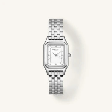 Rosefield Ivy White Silver Ladies Watch