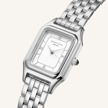 Rosefield Ivy White Silver Ladies Watch