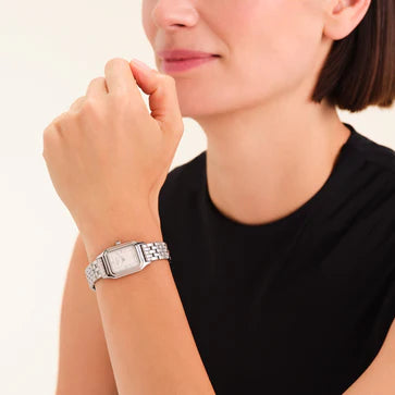 Rosefield Ivy White Silver Ladies Watch