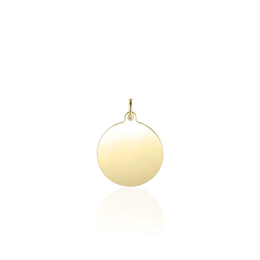 Gold Plated Mini Coin Pendant
