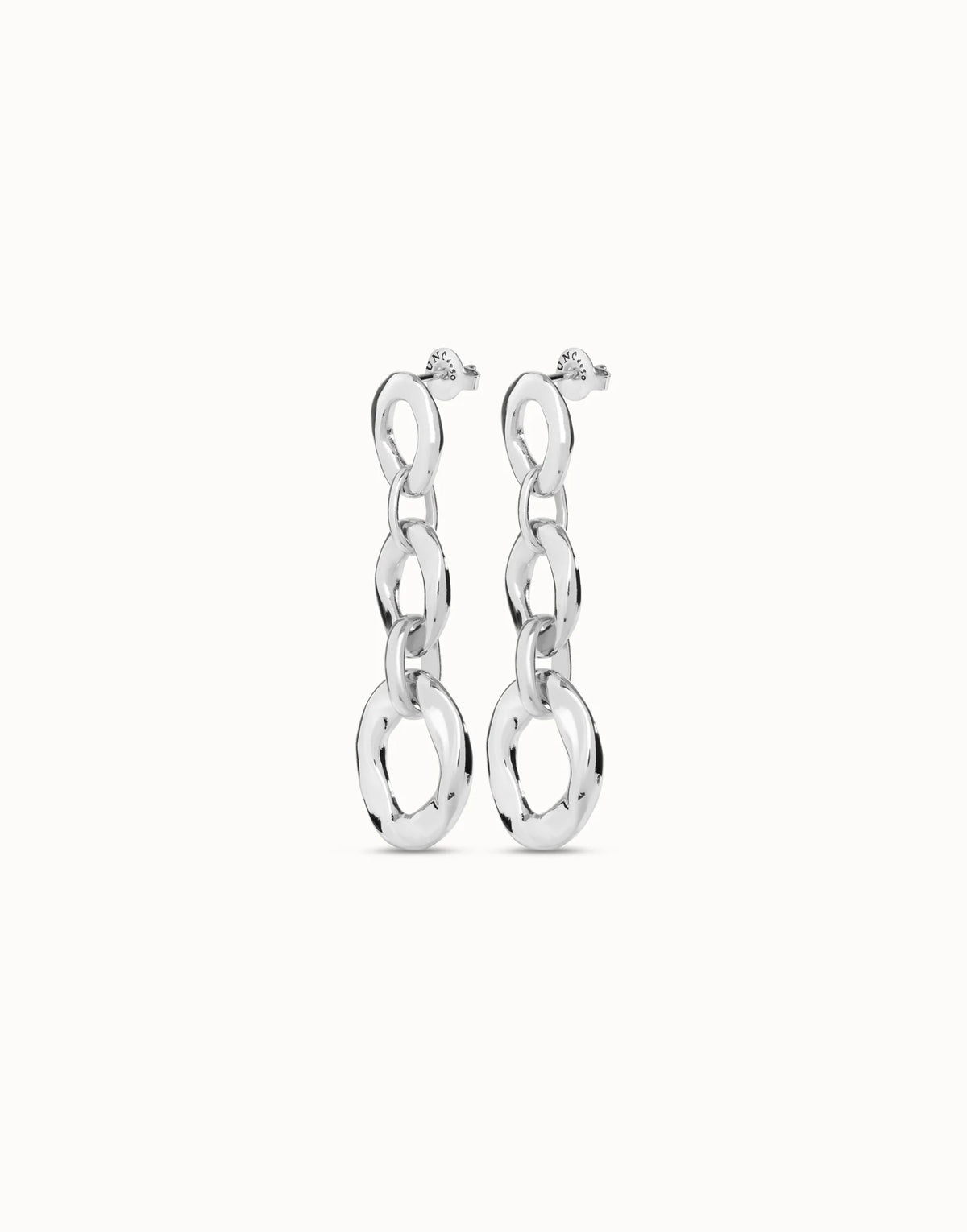 Drop earrings with 3 links
