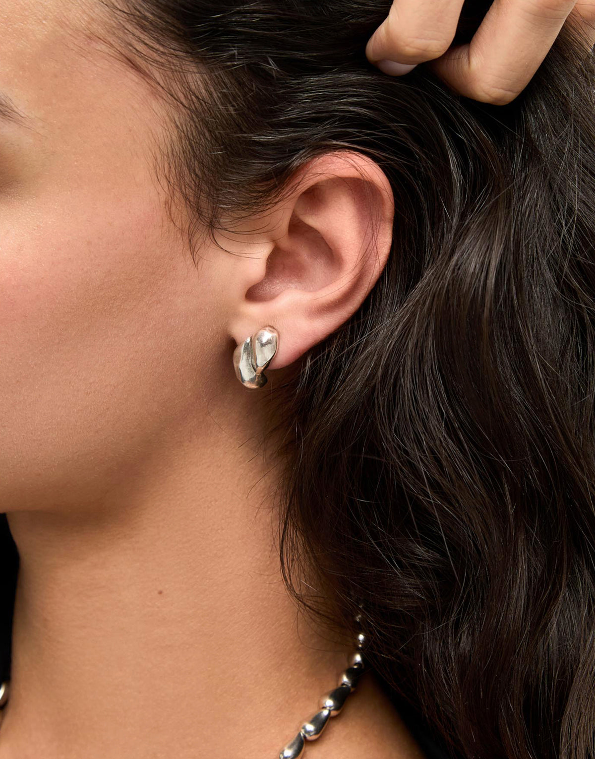 Earrings Anima Chunky Twisted Stud Earrings