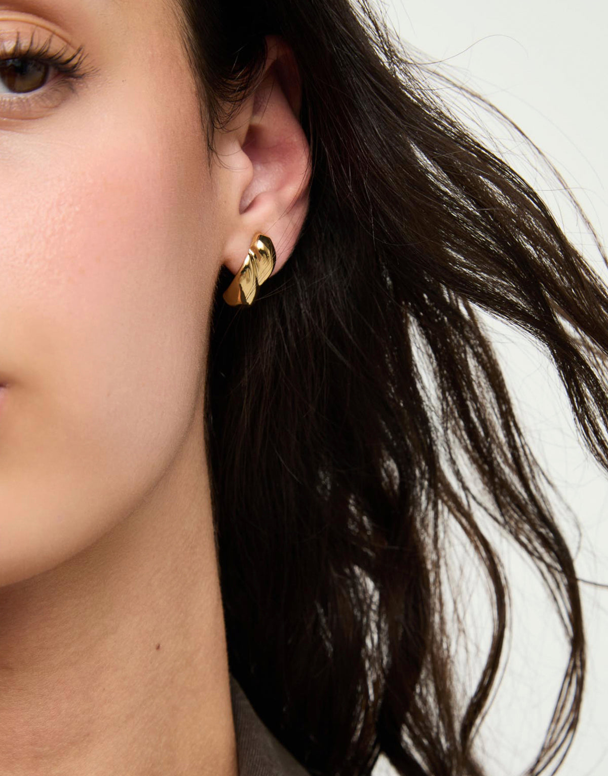 Earrings Anima Chunky Twisted Stud Earrings