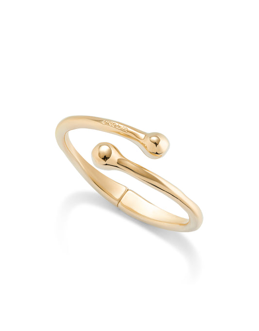 Golden Torque Style Bangle