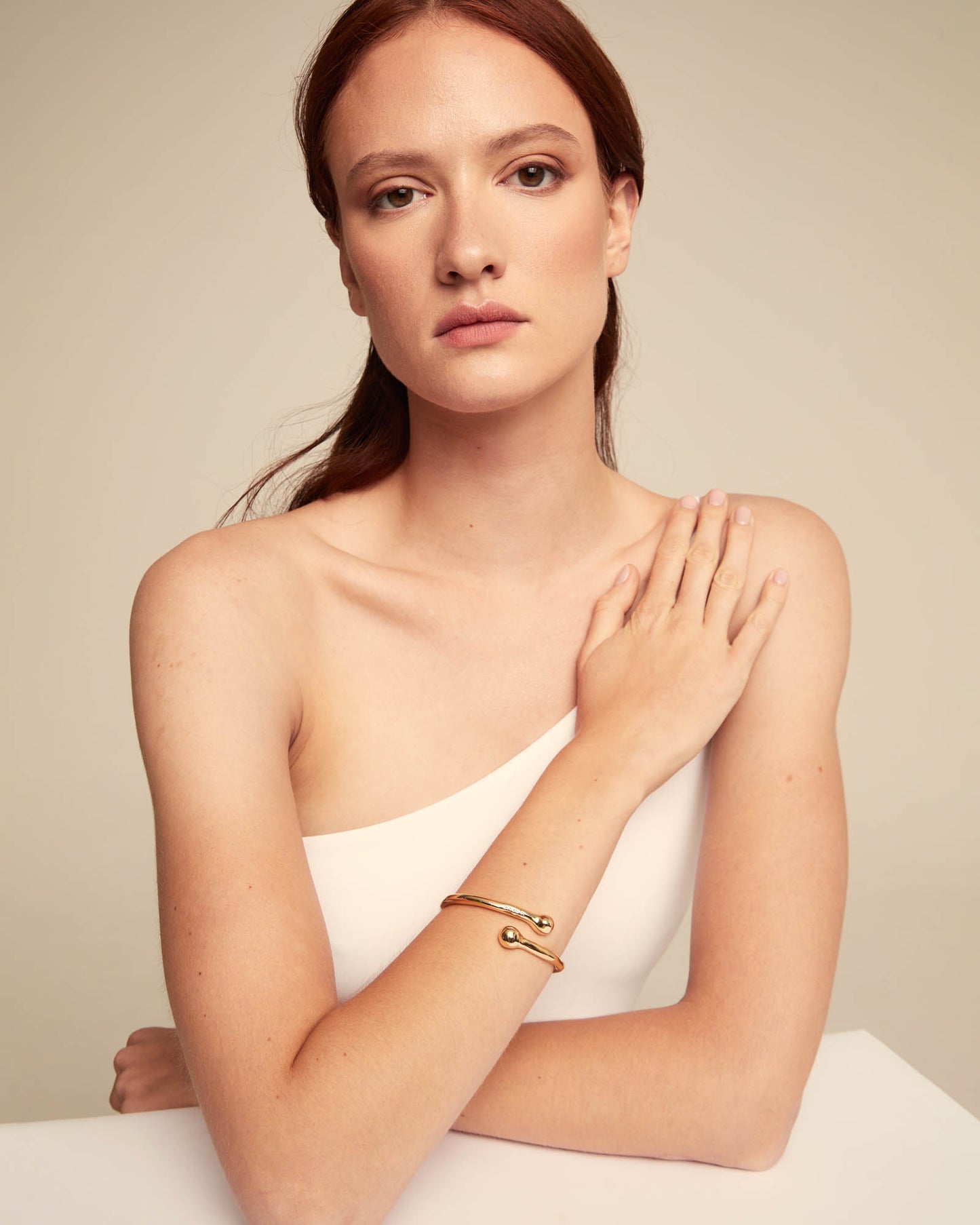 Golden Torque Style Bangle