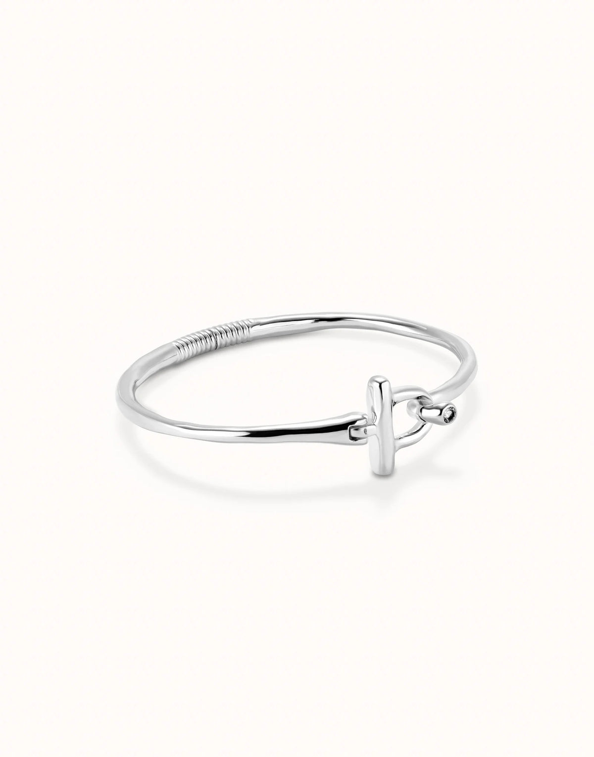 Bangle bracelet with white topaz £95.00