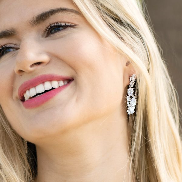 Peninsula Crystal Cluster Earrings