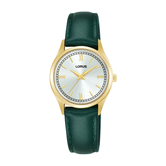 Lorus Ladies Green Strap Watch