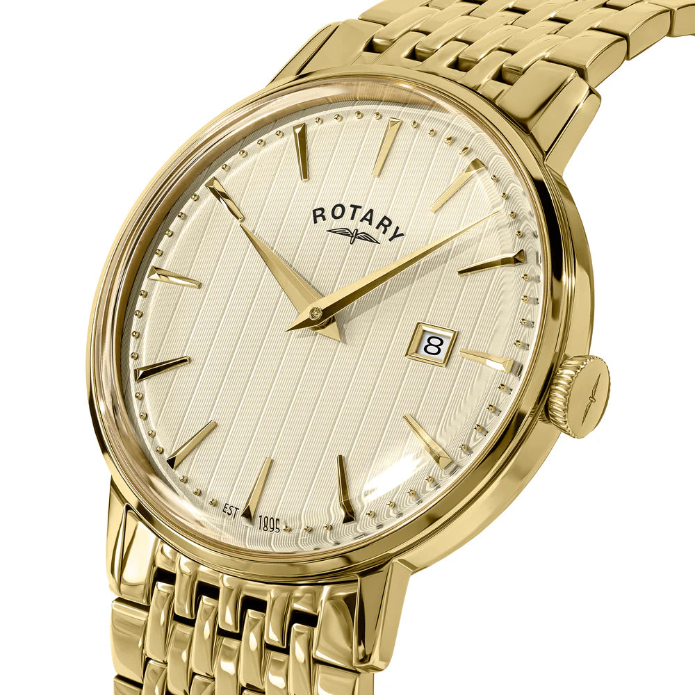 Rotary 1895 Gold Gents Watch