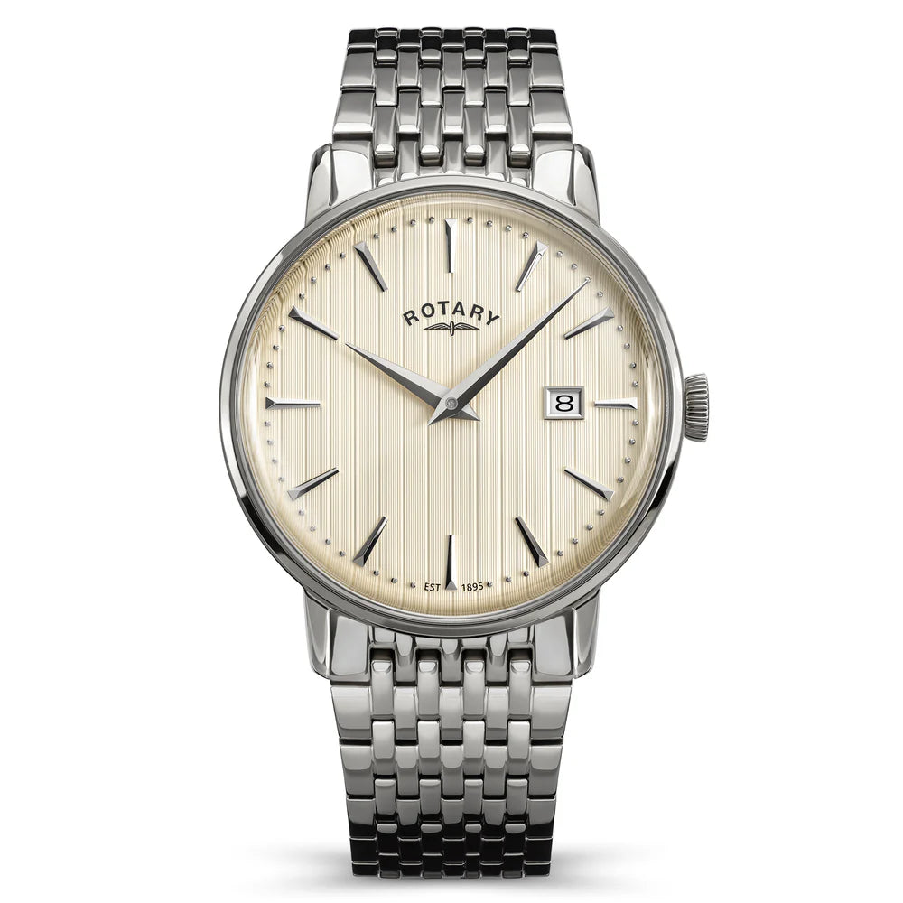 Rotary 1895 Gents Steel Watch