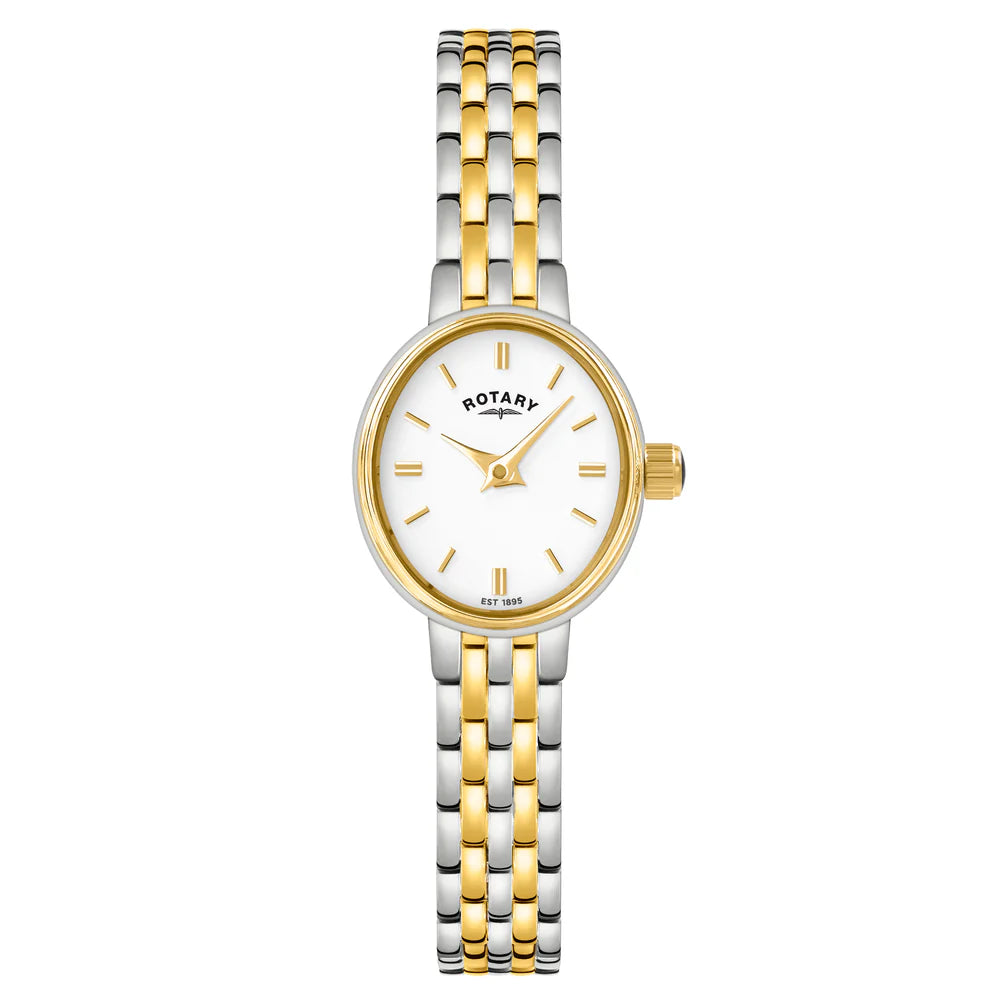 Rotary Cocktail Two Tone Ladies Watch
