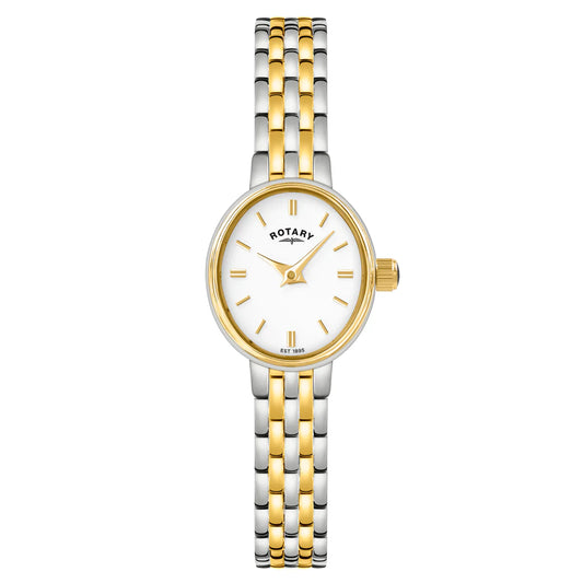Rotary Cocktail Two Tone Ladies Watch