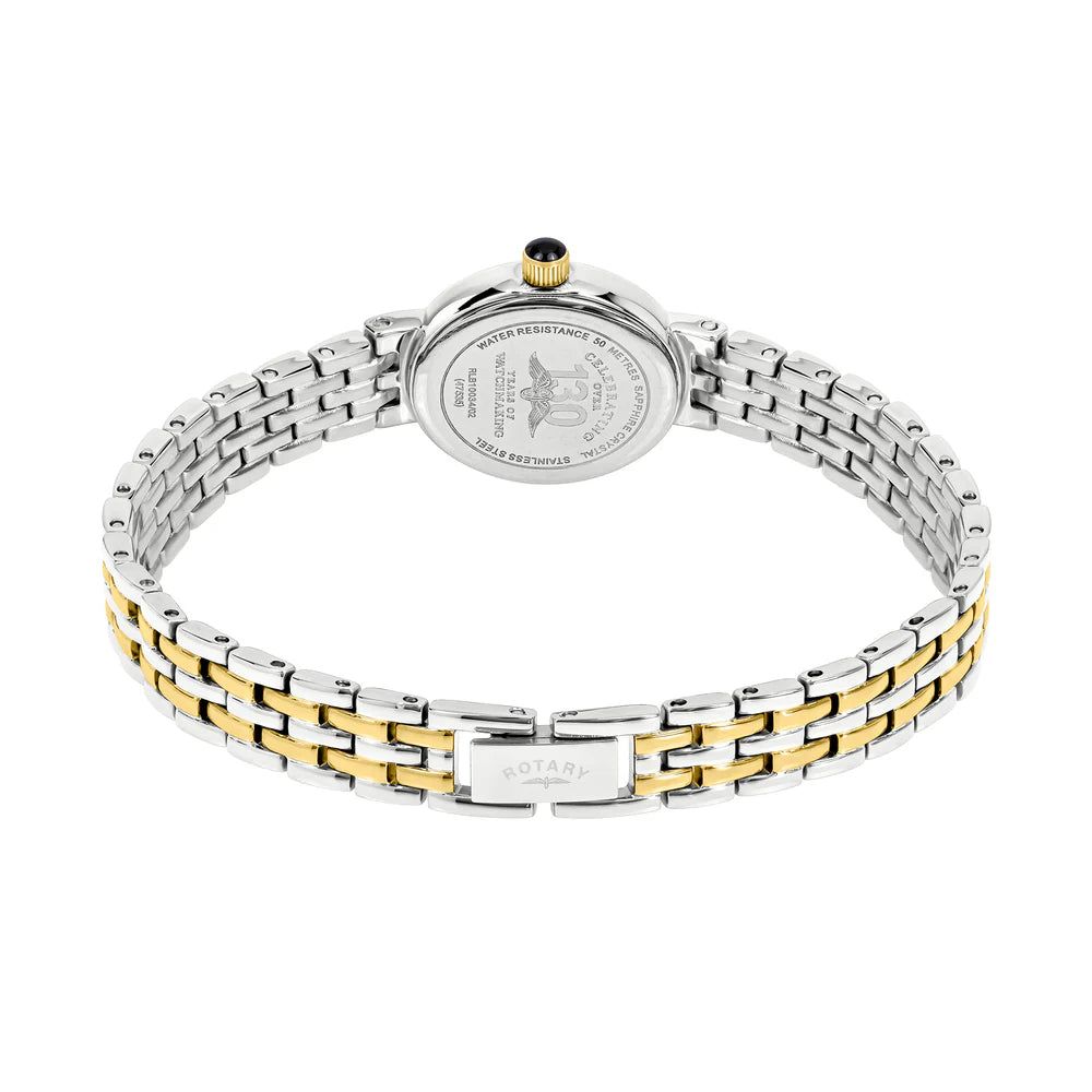 Rotary Cocktail Two Tone Ladies Watch