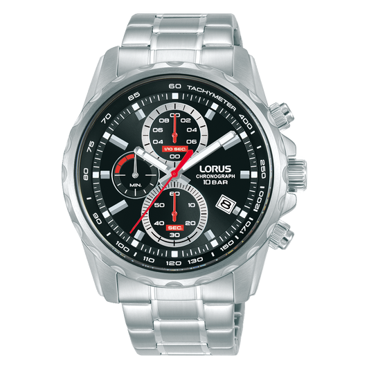 Lorus Gents Steel Chrono Watch