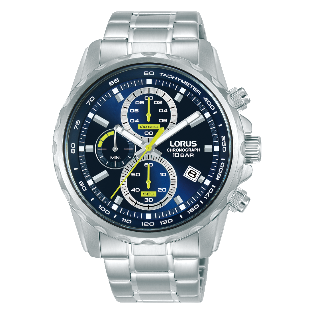 Lorus Gents Steel Chrono Watch