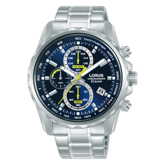 Lorus Gents Steel Chrono Watch