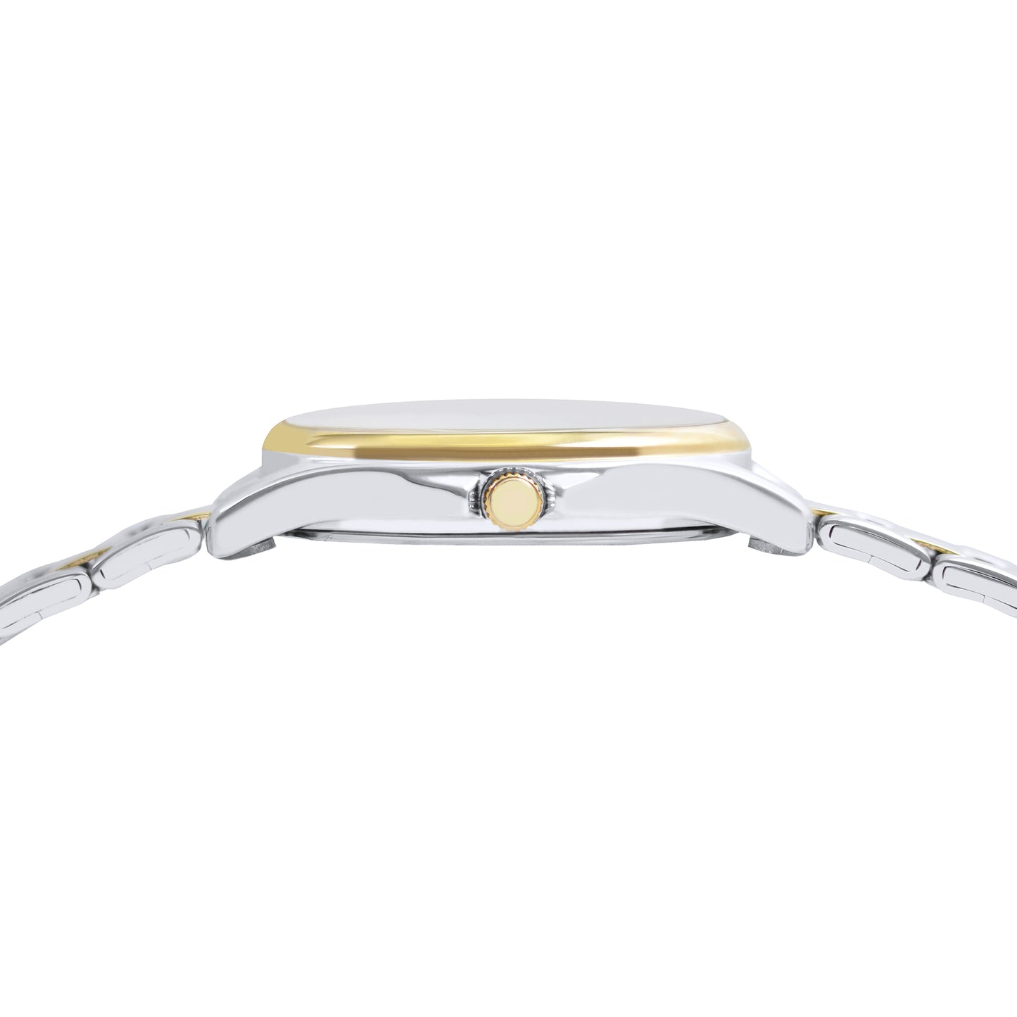 Ladies Duo Tone Oval Dial Watch
