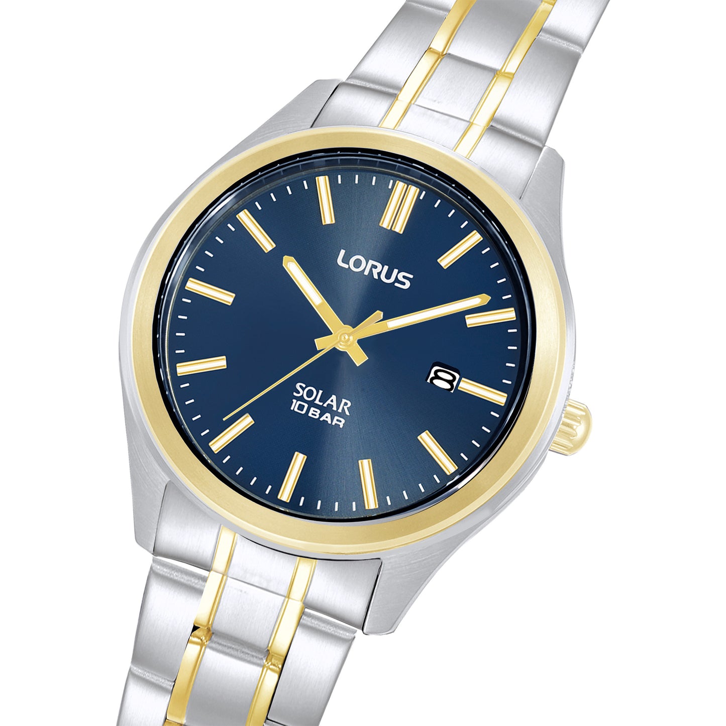 Lorus Gents Duo Tone Solar Watch